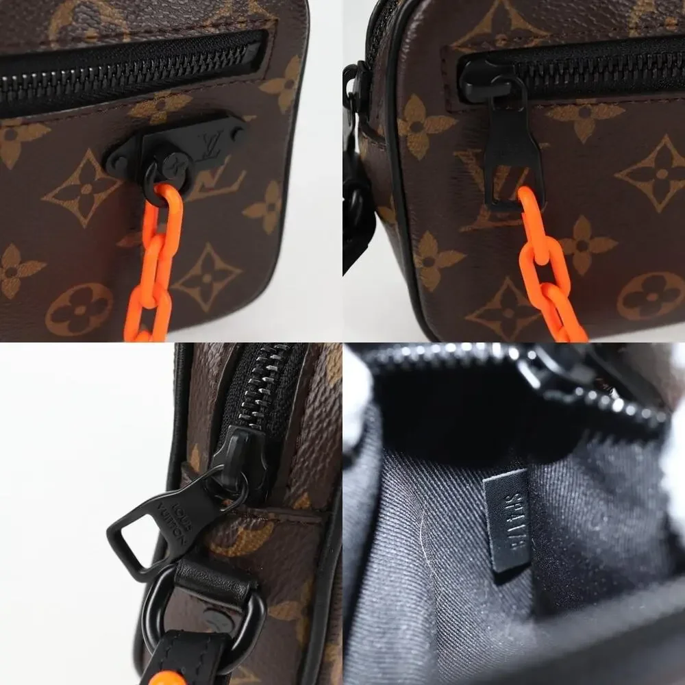 Louis Vuitton Monogram Solar Powered Ray Pochette Volga Clutch Bag Brown